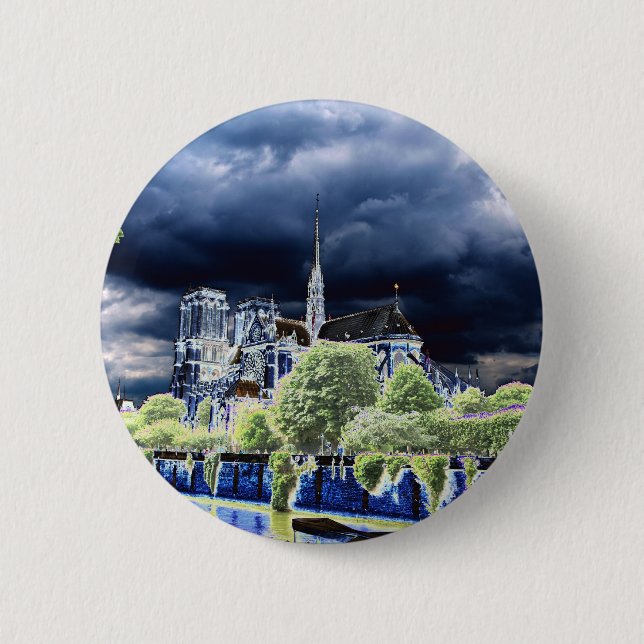 Notre Dame, Paris 4 Button (Vorderseite)