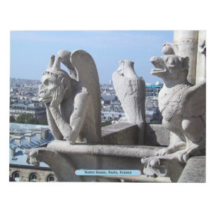 Notre Dame, Paris, Frankreich Notizblock