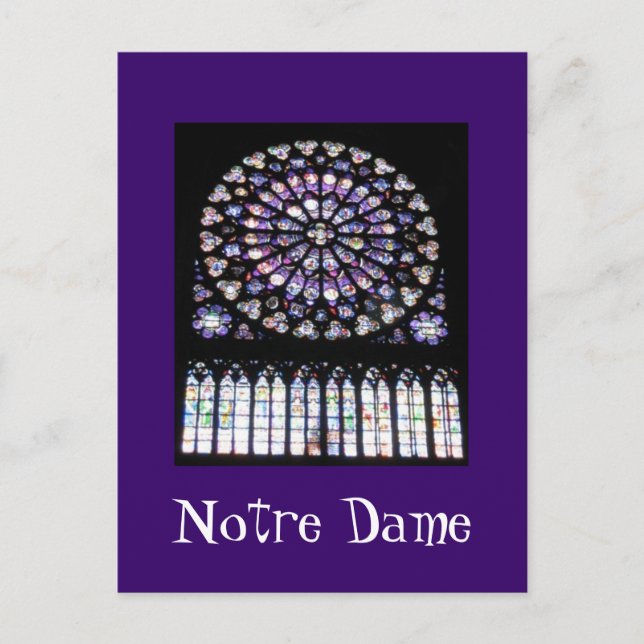 Notre Dame Paris Postkarte (Vorderseite)