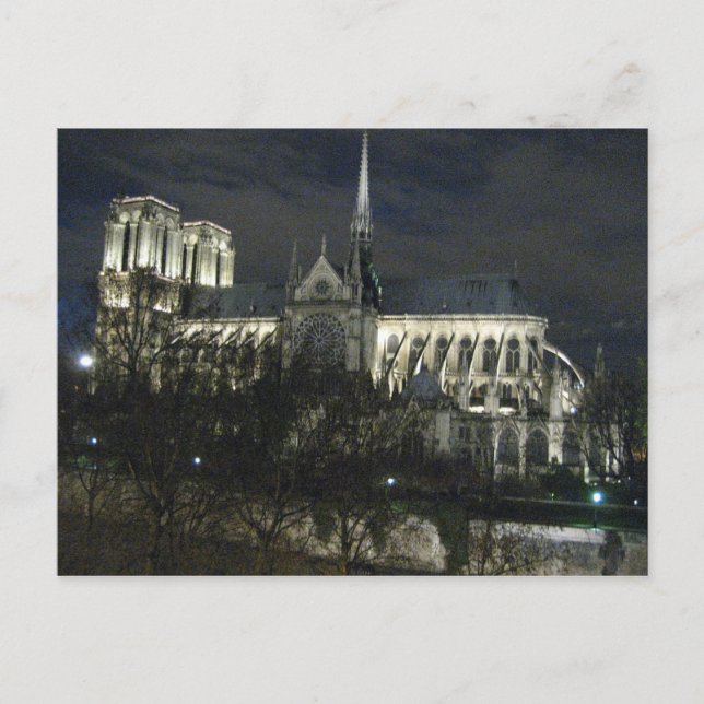 Notre Dame Postcard Postkarte (Vorderseite)