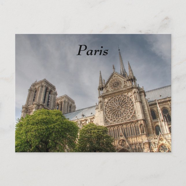 Notre Dame Postkarte (Vorderseite)