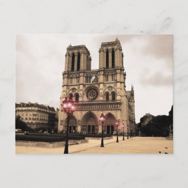 Notre Dame Postkarte (Vorderseite)