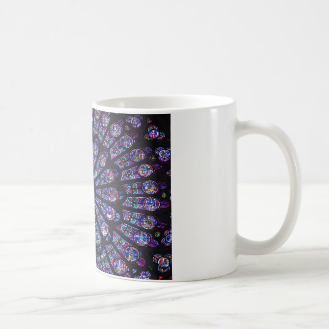 Notre- DameRosen-Fenster Kaffeetasse (Rechts)