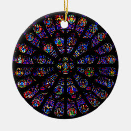 Notre DamesüdRosen-Fenster Keramik Ornament