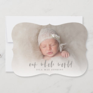 notre faire-part de naissance mondial