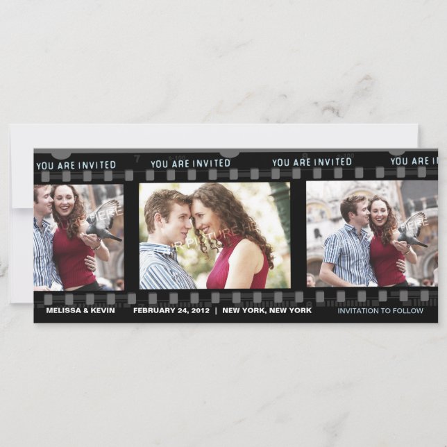 Notre film d'amour - Invitation (Devant)