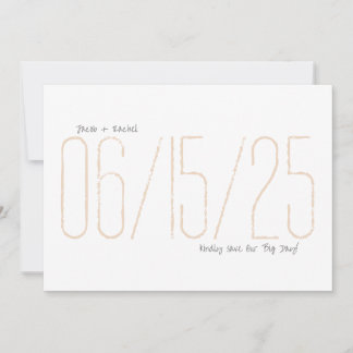 Notre grand jour Enregistrer la carte Date