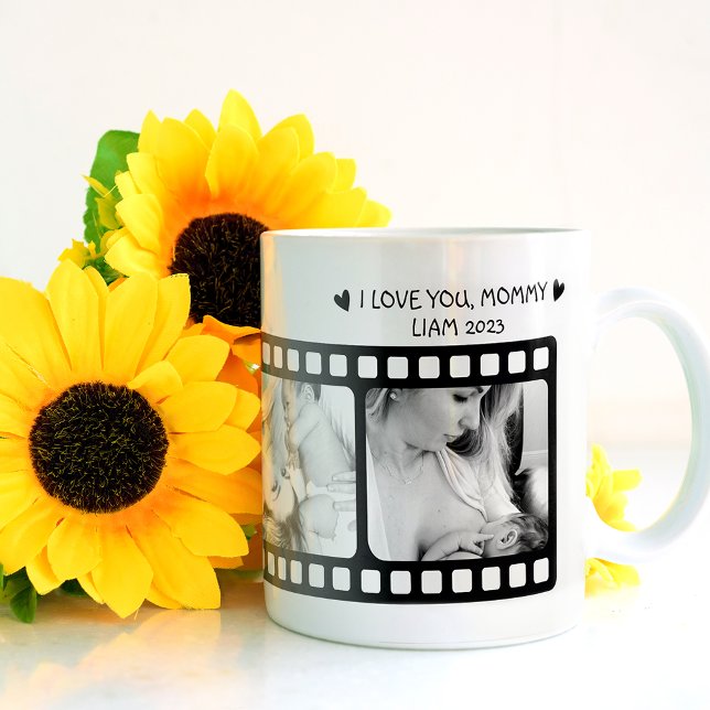 Notre histoire d'amour | Maman Photo Reel Mug Cade (Créateur téléchargé)