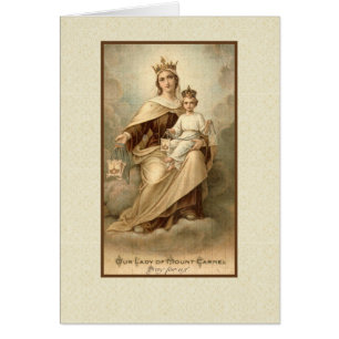 Notre Madame de carte de offre de la masse du mont