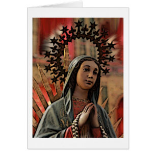 Notre Madame de carte vierge de Guadalupe