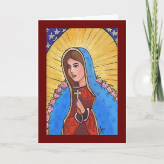 Notre Madame de Guadalupe - carte de voeux