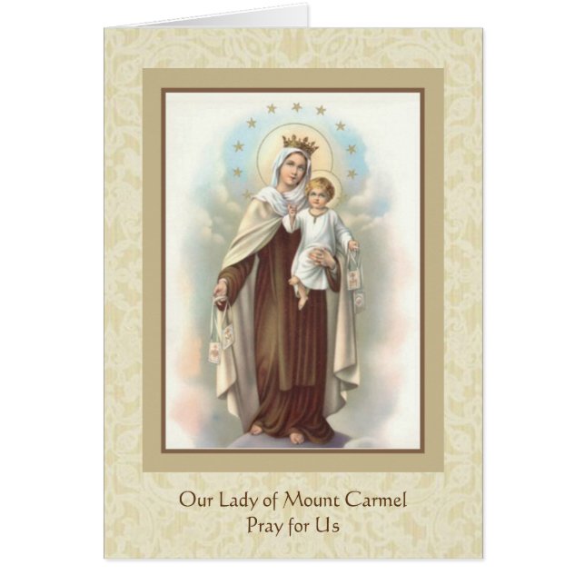 Notre Madame du mont Carmel Jésus omoplate (Devant)