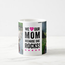 Notre Maman Rocks Photo Mug