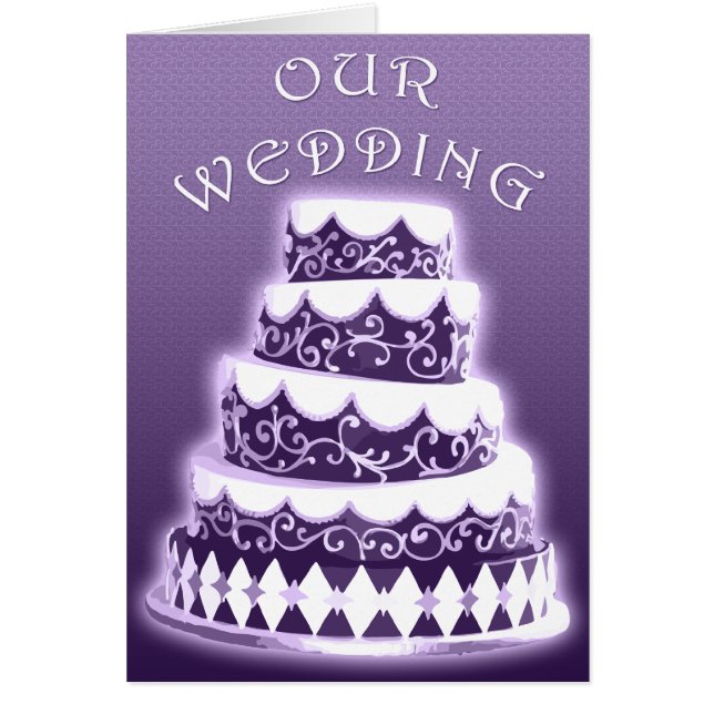 Notre Mariage : Purple Cake : (Devant)
