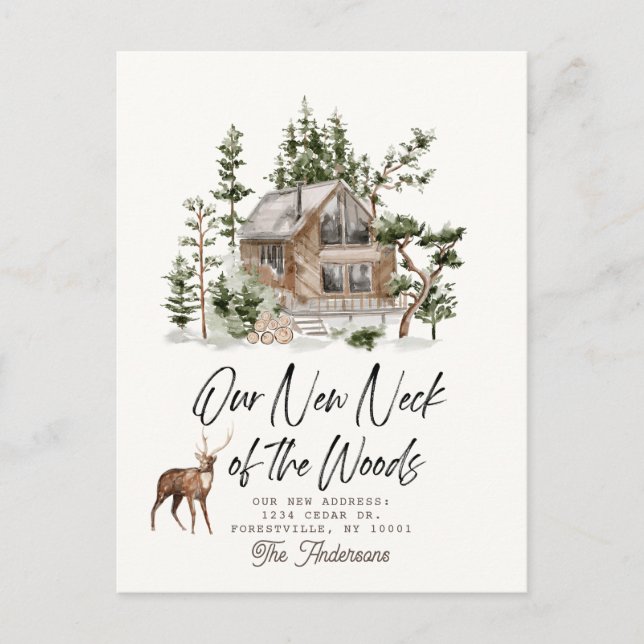 Notre nouveau cou de la Faire-part de mouvement de (Devant)