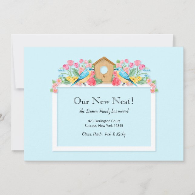 Notre nouvelle Faire-part de repos (Devant)