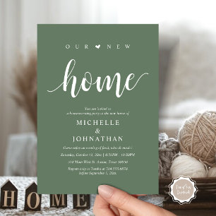 Notre nouvelle maison, Cartes d'invitation pour la