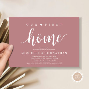 Notre nouvelle maison, Cartes d'invitation pour la