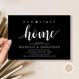 Notre nouvelle maison, Cartes d'invitation pour la