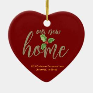 Notre nouvelle maison Ornement de Noël personnalis