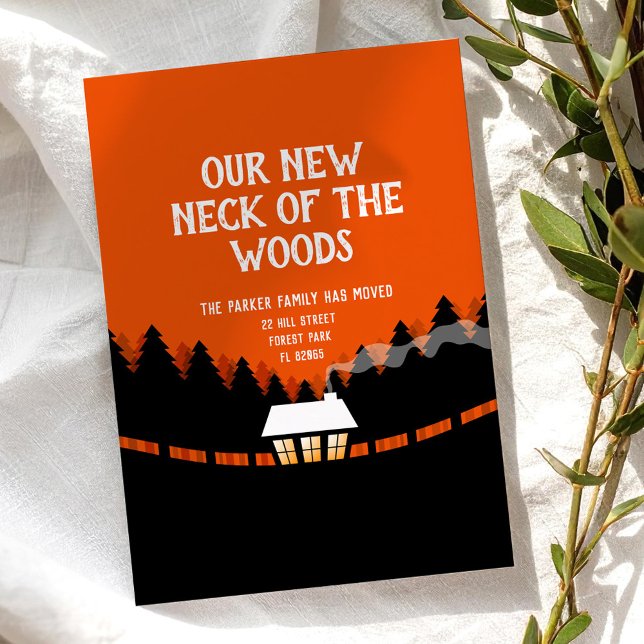 Notre nuque de bois nouvelle adresse faire-part (Créateur téléchargé)