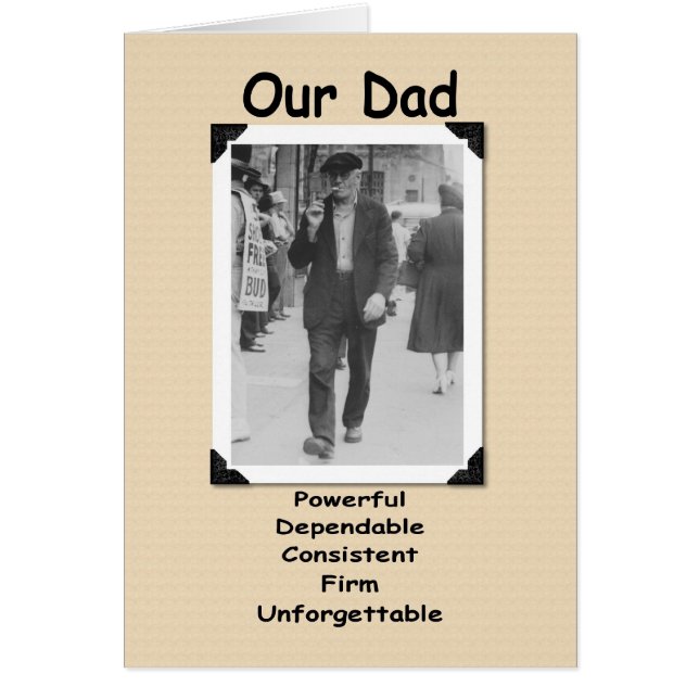 Notre papa - le vieux pet (Devant)