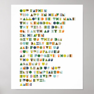 Notre Père, Retro, Poster