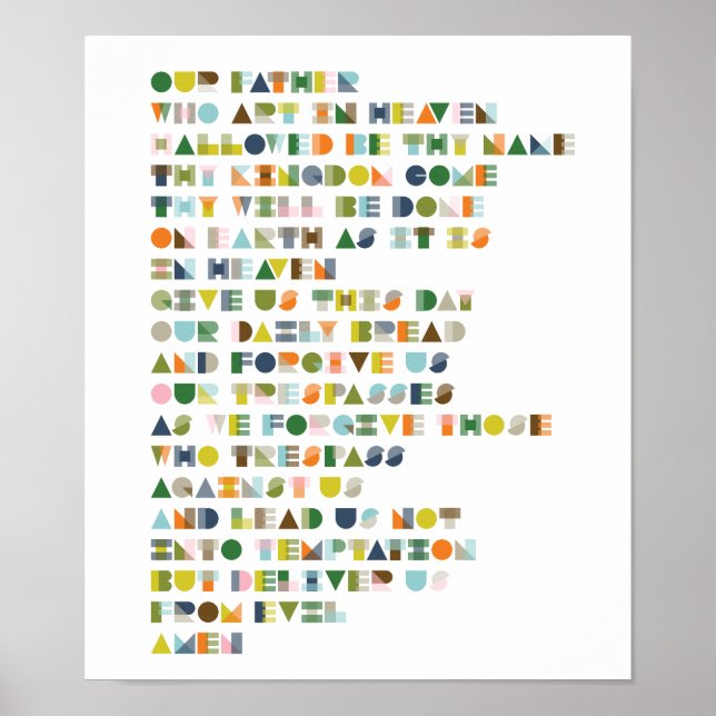 Notre Père, Retro, Poster (Devant)