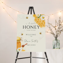 Notre petit baby shower d'abeilles au miel Bienven