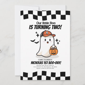 Notre Petit Boo fête ses 2 ans Invitation