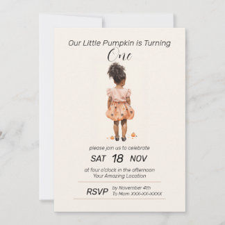 Notre petit Citrouille devient un invitation d'ann