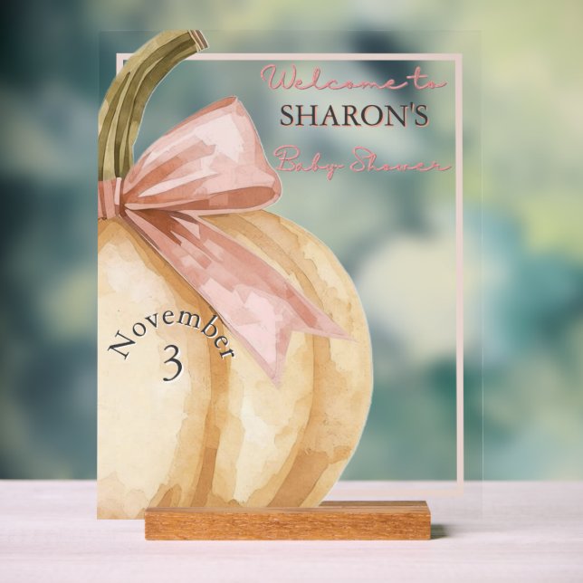 Notre petit Citrouille sur le chemin Baby shower d (Neutre)