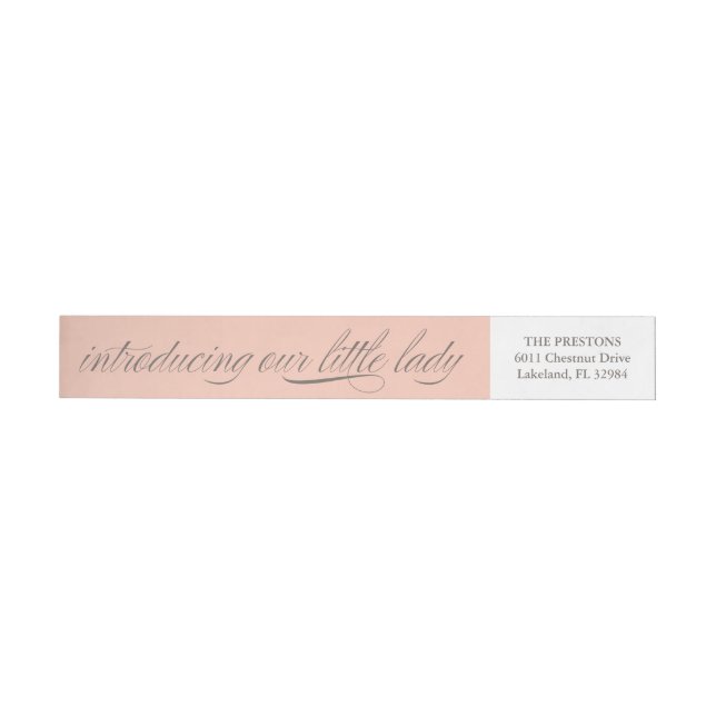 Notre petit étiquette de adresse de Madame (Individuel)