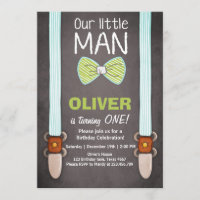 Notre petit homme Invitation Boy Bow Cravate d'ann