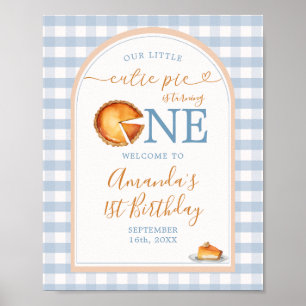 Notre petite Affiche de bienvenue Cutie Pie One 1s