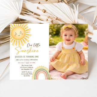 Notre petite carte d'invitation d'anniversaire sol