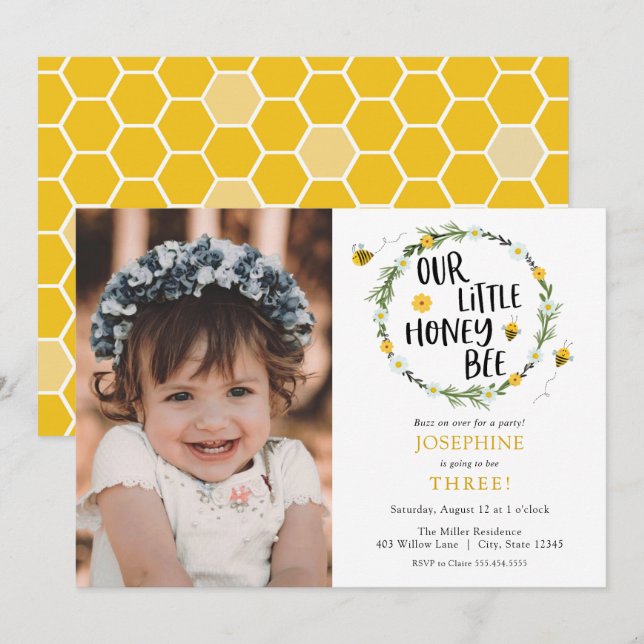 Notre petite invitation à la photo d'abeille au mi (Devant / Derrière)