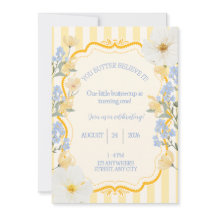 Notre petite invitation d'anniversaire de Buttercu