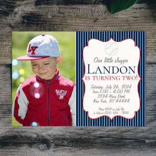 Notre Petite Invitation De Baseball Slugger