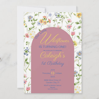 Notre petite invitation de fleur sauvage