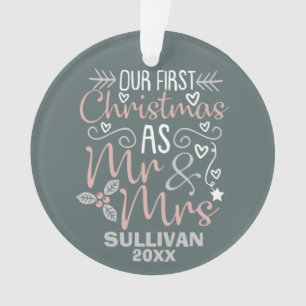 Notre premier cadeau de Noël M. et Mme Mariage