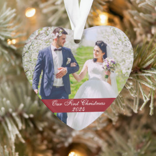 Notre premier Coeur photo Mariage de Noël
