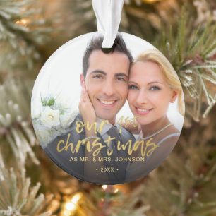 Notre premier Mariage photo Noël 2