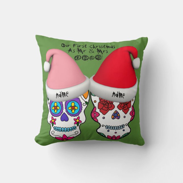 Notre premier Noël Coussin de Sucre Crânien Person (Recto)