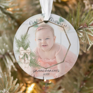 Notre Premier Noël En Grand-Parents  Photo de bébé