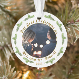 Notre premier Noël en tant que Mme. & M. Mariage P