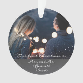 Notre premier Noël en tant que Mme. & M. Mariage P