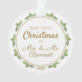 Notre premier Noël en tant que Mme. & Mr Festive P