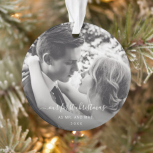 Notre premier Noël en tant que Monsieur et Madame 