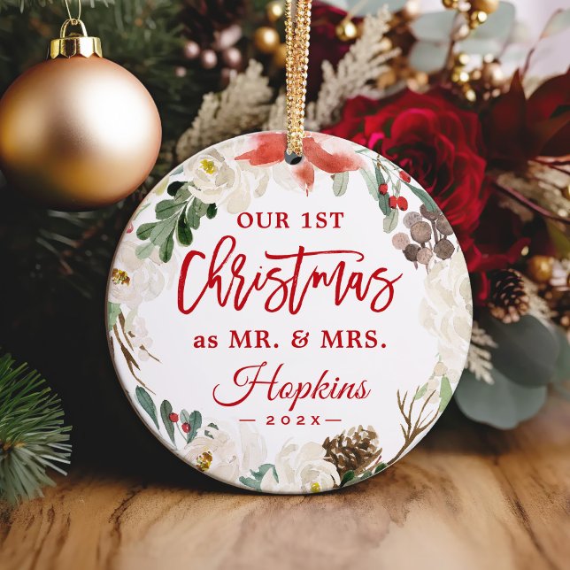 Notre premier Noël en tant que Monsieur Mme Floral (Sample 1)